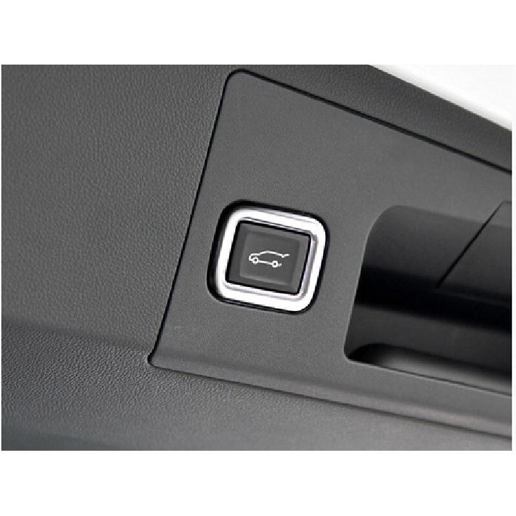 For Cadillac XT5 2016- ABS Matte Silver Back Door Tailgate Switch Cover Trim