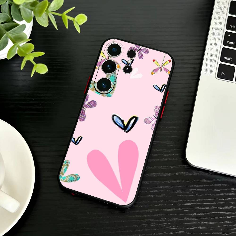 D-Charlie and Lola Cartoon Phone Case For Samsung S26,S25,S24,S23,S22,S21,S20,S30,Ultra,Plus,Fe,Note,5G Black Cover