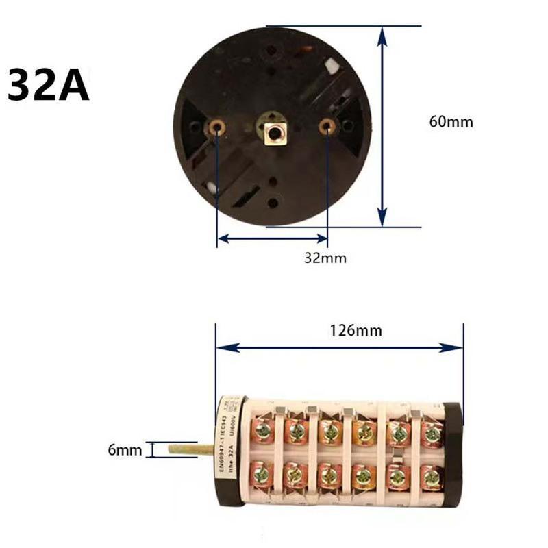 1Pc 32A Forward Reverse Switch for Dali Tyre Changer