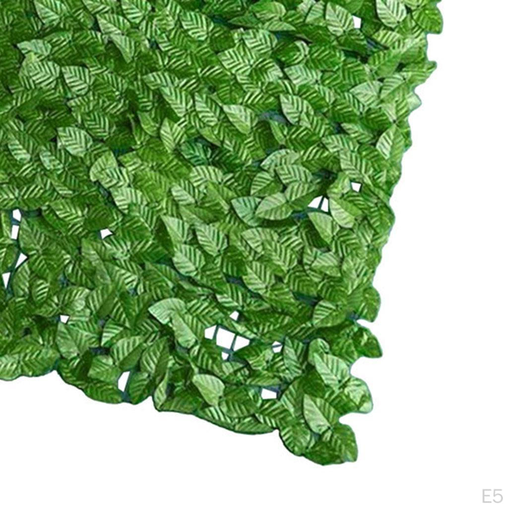 Inch Faux Ivy Decor Hedge Mat Greenery Decorative for Home Balcony Garden Backyard