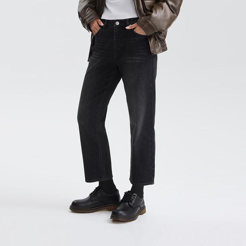 Lee Women's Straight-Leg Fleece Lined Jeans