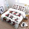 Creativity Animal Band Playing Red Guitars Duvet Cover Set With 3D Printing Design Soft Polyester Bedding Set All-Season Comfort