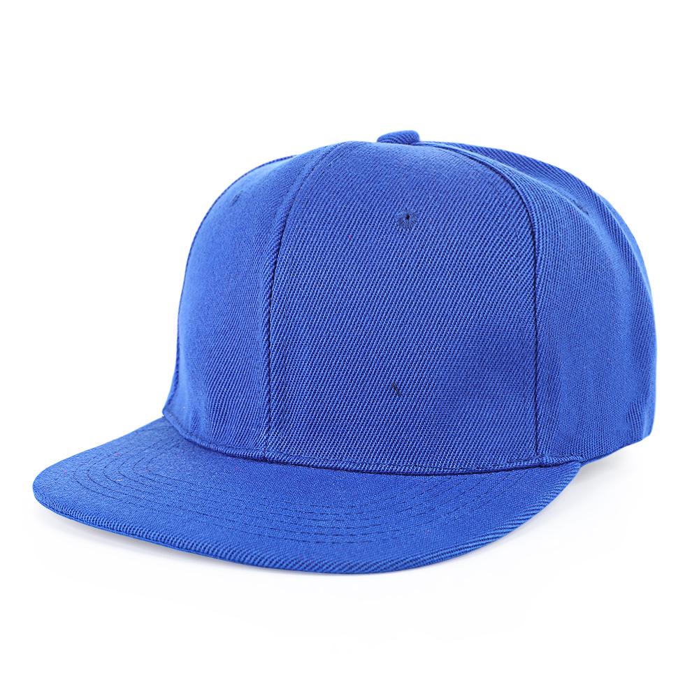 Spring/Summer Trendy Unisex Polyester Flat Brim Hat with Embroidered Logo - European & American Style