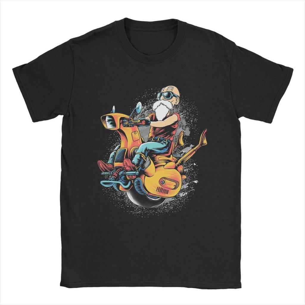 Dragon Ball Master Roshi Muten T Shirts Unisex Womens Cotton TShirts O Neck Kame Sennin Jackie Chun Tee Shirt Clothes Plus Size