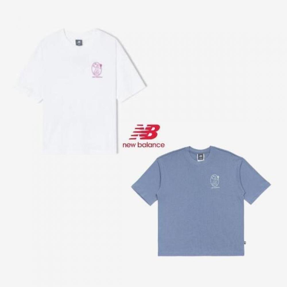 

New Balance Футболка с коротким рукавом с графическим принтом Debut Nbnef2v482 2 Тип (10)White/85(S)