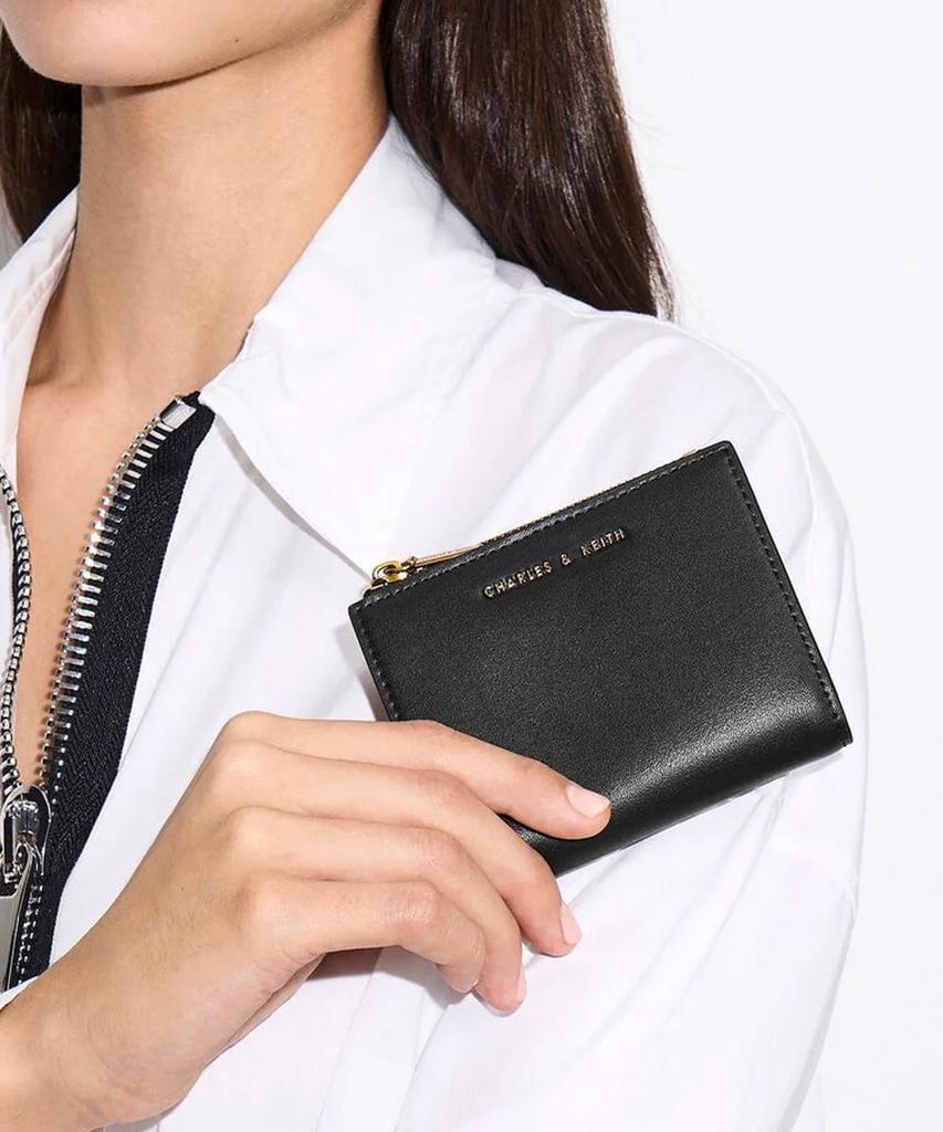 Charles & Keith Harmony Portafoglio Piccolo con Zip Superiore 4 Colori Ck6-10680907