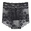 Ladies Summer Thin Sexy Lace High Waist Abdominal Lift Hip Breathable Briefs