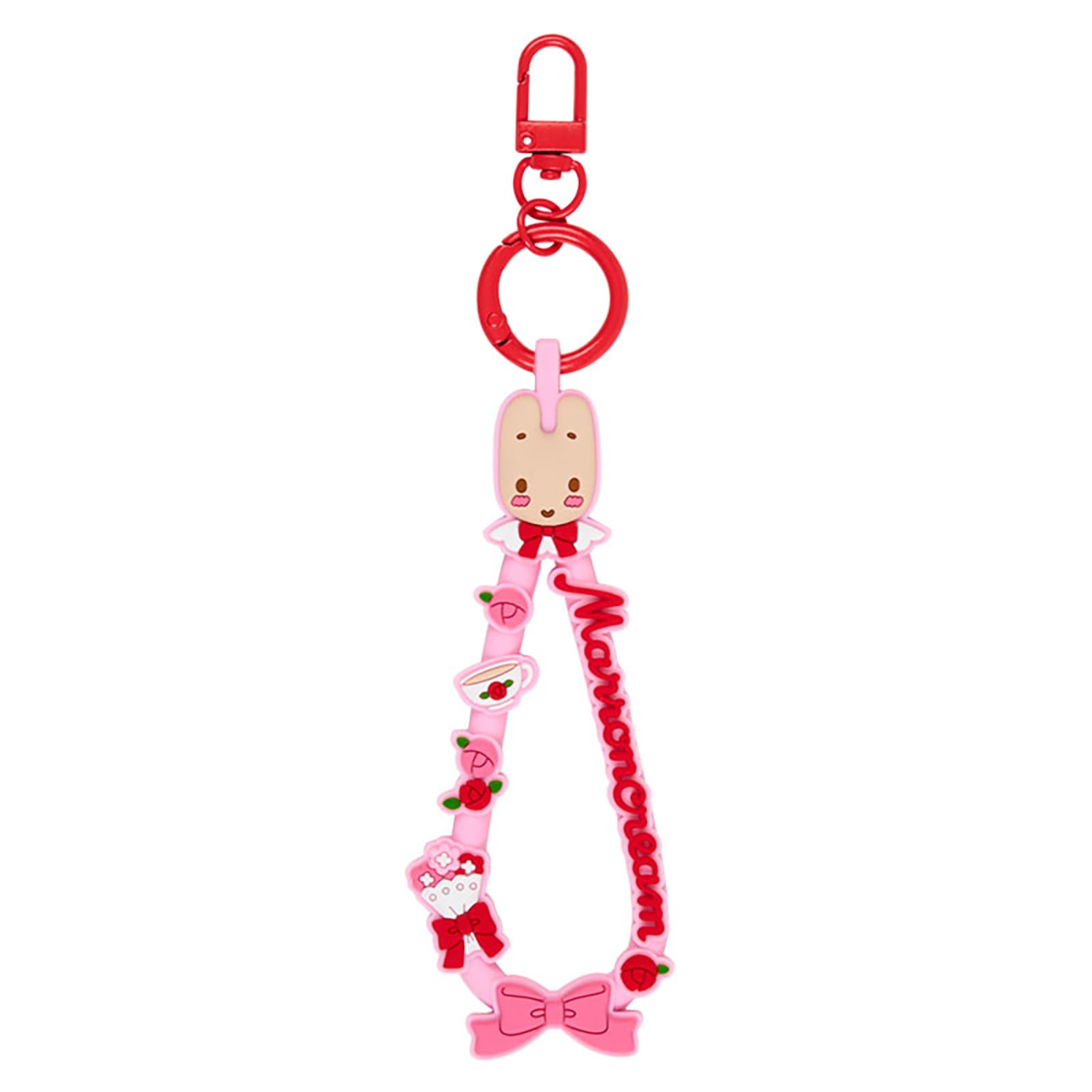 Sanrio Rubber Cord Keychain Grand Prix 1st Marron Cream 828793 (Character Edition)