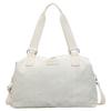 Polka Dot Bow Print Duffle Bag with Sturdy Top Handle Crossbody Strap Large Capacity Weekender Travel Tote