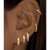 Bobisty 14K Gold Plated Hoop Earrings for Women Hypoallergenic Earring Non Tarnish Trendy Earrings Sets for Multiple Piercing