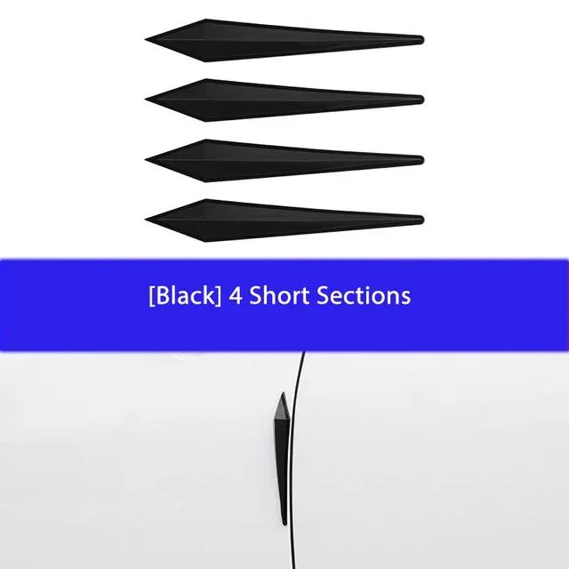 4 Stück 3D-Aufkleber für Autotür, Garage, Gummi-Wandschutz, Stoßstange, Sicherheit, Parkplatz, Wandschutz, Auto-Styling, Autozubehör