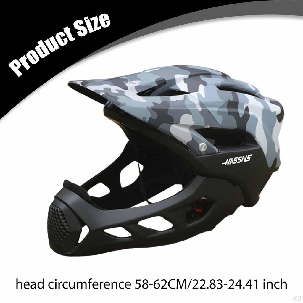 Full Face Helmet, Helmet for Adults, Mountain Bike,