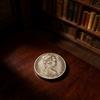 Elizabeth Ii Manx Silver Coin With Antique Finish For Collectors And Decor