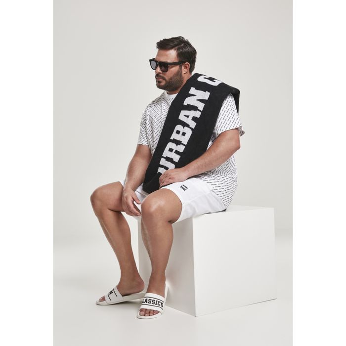 Short de bain - URBAN CLASSICS - Basic - Blanc - Grandes tailles - Homme