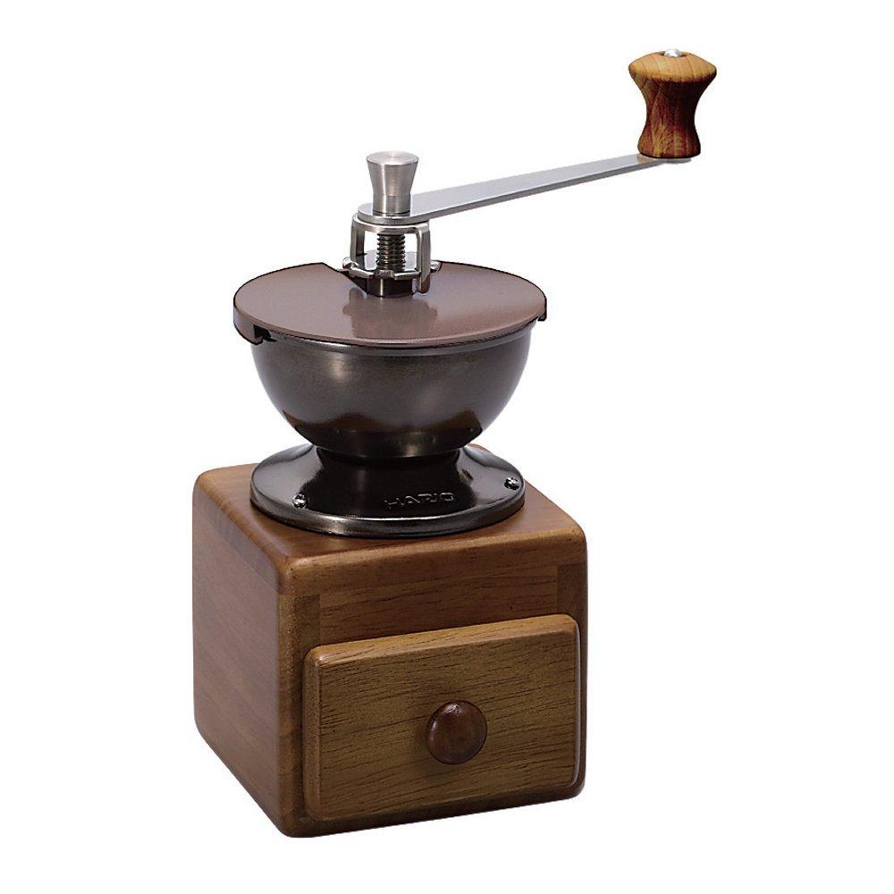 HARIO MM-2 Small Coffee Grinder, Brown