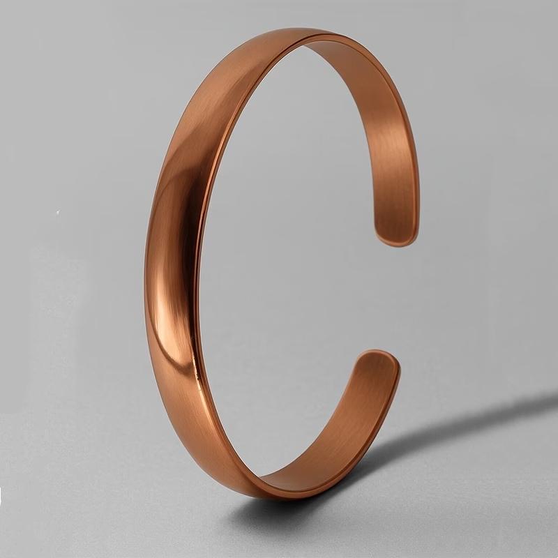 Retro Hand Forged 100% Copper Cuff Bangle for Women Punk Solid and High Gauge Pure Copper Wristlet Party Jewelry Gifts
