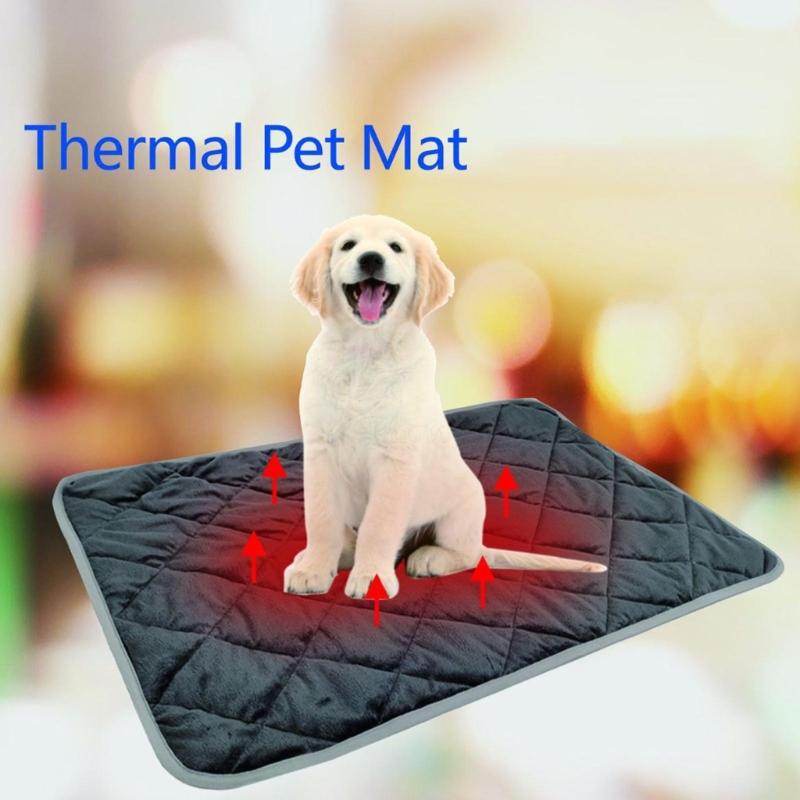 Self Heating Bed Pet Pad for Large Small Dogs Chew Resistant Dogs Sleeping Mats