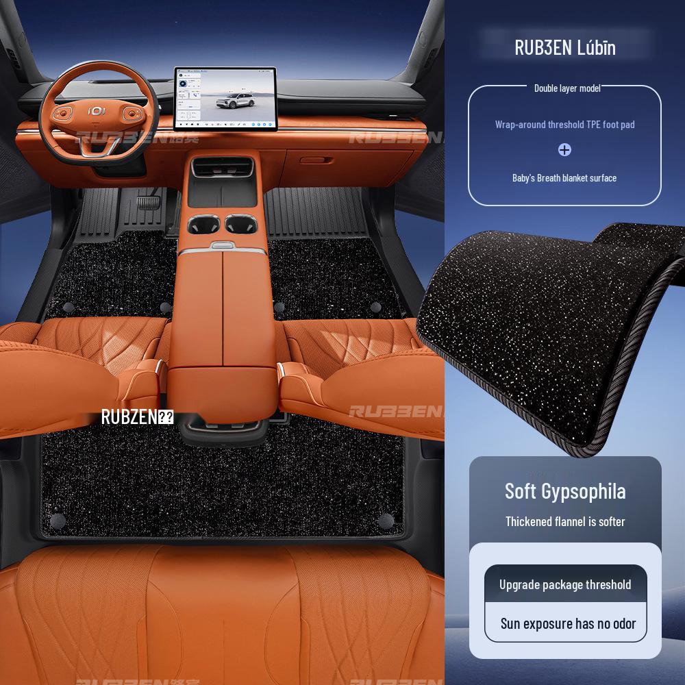 Customized TPE Floor Mats for Changan Qiyuan Q07/A07/A05/Q05 Door Sills