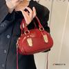 This year's popular new shoulder messenger bag retro bowling shell bag fashion handbag versatile small square bag