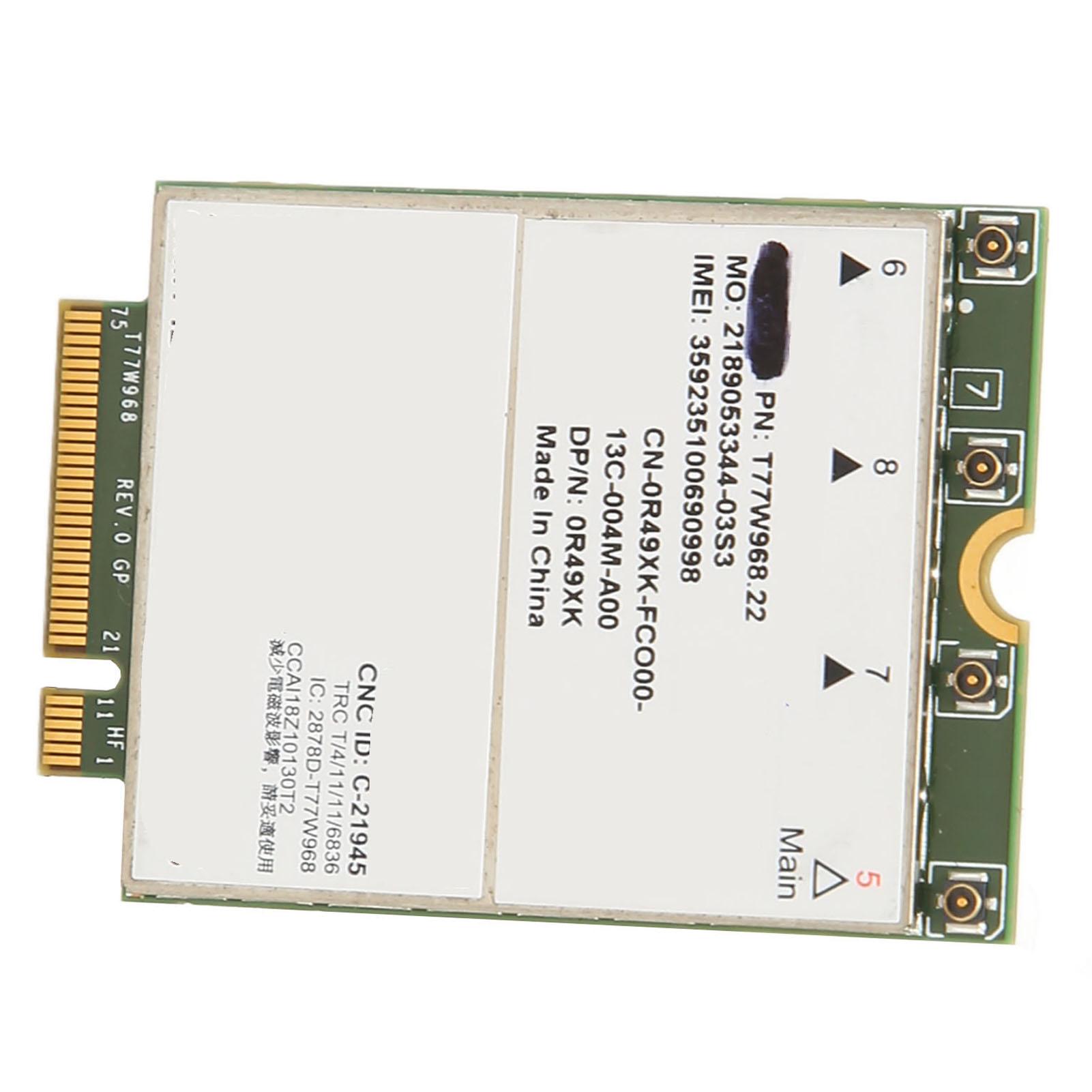 

4G Network Card 1.0Gbps Wireless Network Connection M.2 Interface 4G Module Card for Dell Latitude
