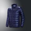[Limited Time] Men's Stand Collar Lightweight Down Jacket - White Velvet, Sports Casual, Large Size