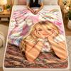 Flannel BlanketSabrina Carpenter Warm Soft Throw Blanket for Indoor Sofa Bed Living Room Use