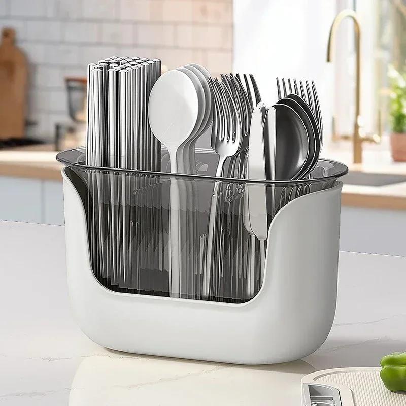 1 kitchen chopstick holder, multifunctional tool for drainage and storage, suitable for home kitchens