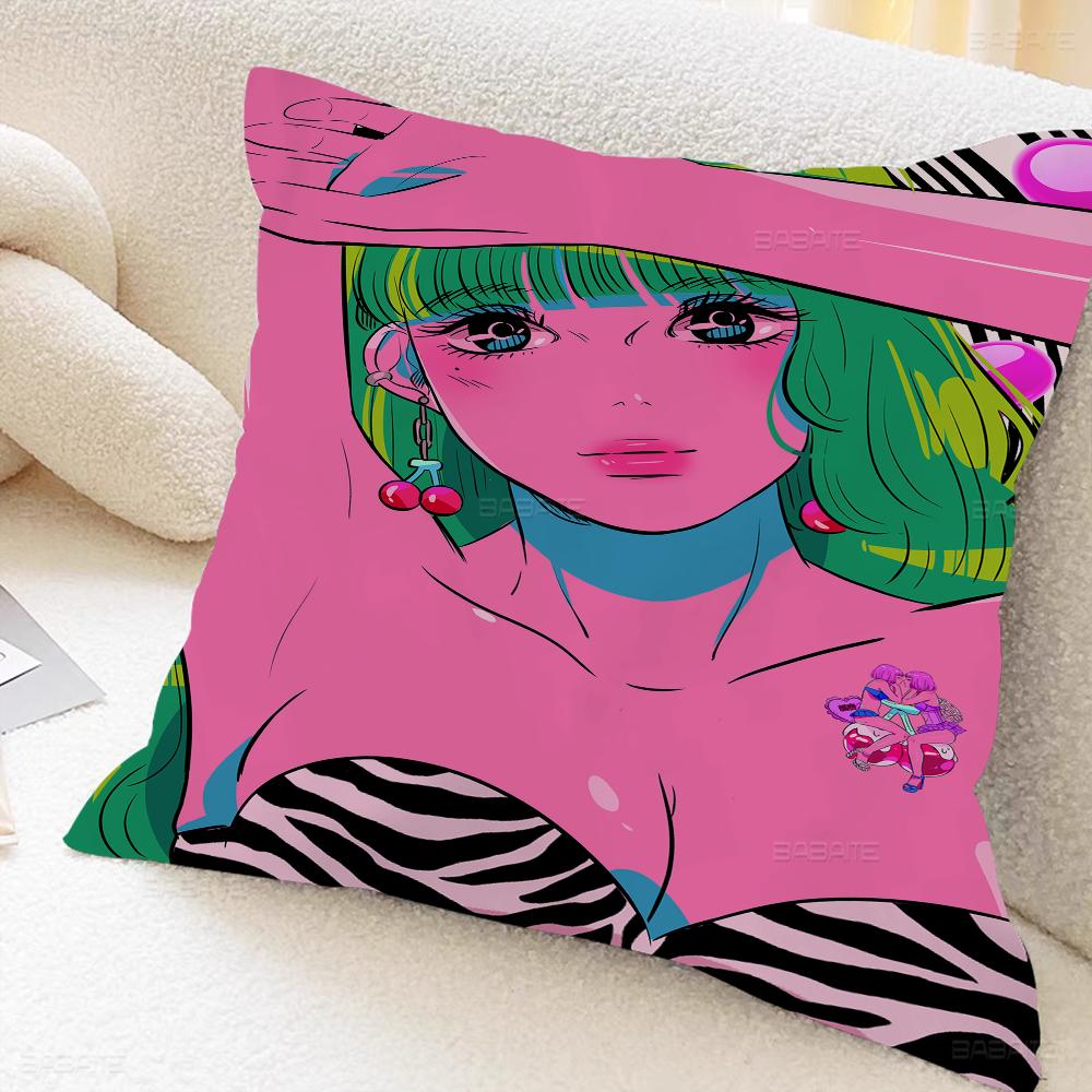 Ins Japanese Anime Cushion Cover Decorative Pillow Sofa Home Decor Case Pillow Cases