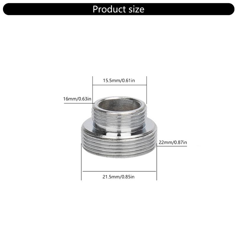 20 Stück männliche und weibliche Spülbecken-Wasserhahn-Adapter Gewindeverbindungen für Küchenspülbecken-Belüfter und Gartenschläuche Anschluss