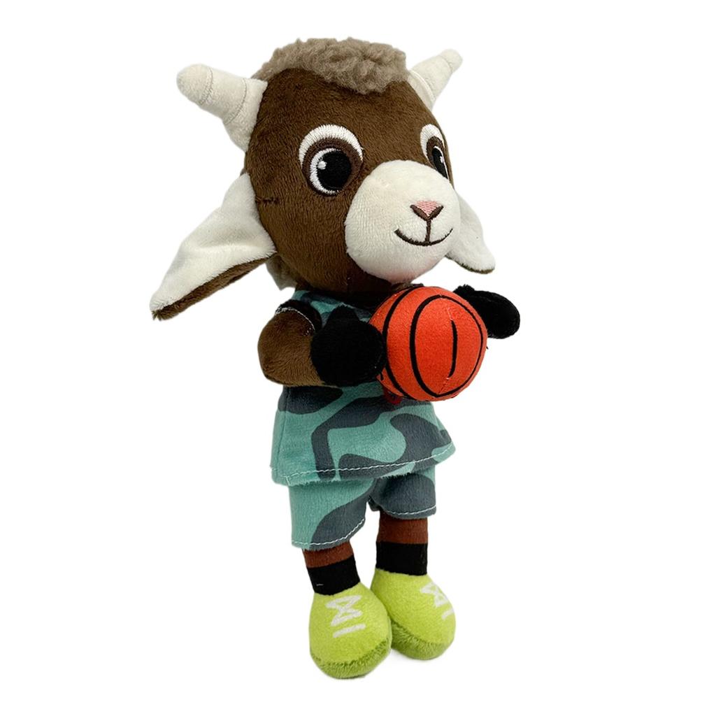 24CM New Goat Movie Plush Toys Cute Collector Cartoon Anime Movie Animal Figure Peripheral Accessories Doll Kid Teens Lover Gift