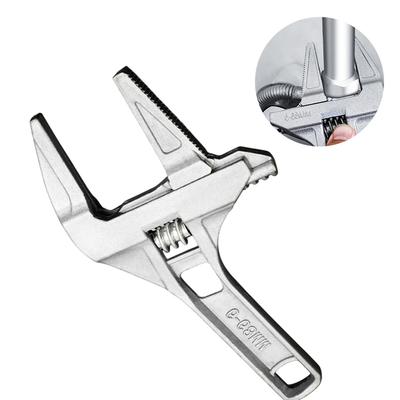 Mini Ayarlanabilir Banyo Ayarlanabilir İngiliz Anahtarı Güçlü Sıkıştırma Büyük Açık Ağızlı Çok Fonksiyonlu Anahtar Banyo Tamir Aleti