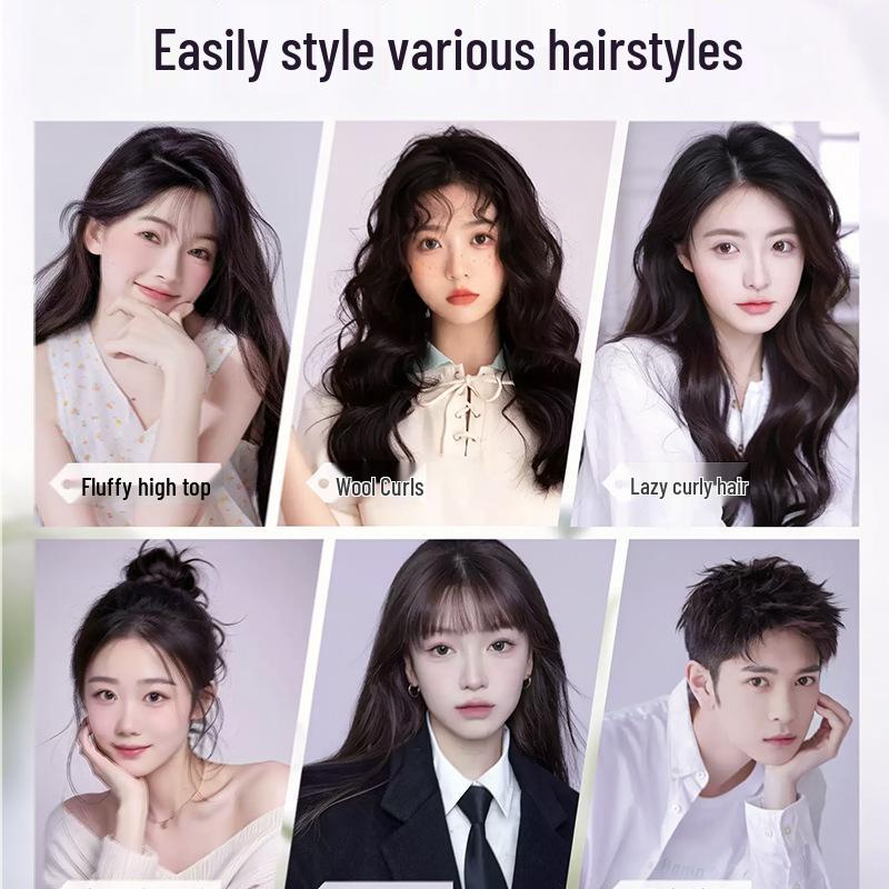Volumizing German Style Setting Spray for Curly Hair - Long-Lasting Dry Glue Gel for High Crown, Airy Styles