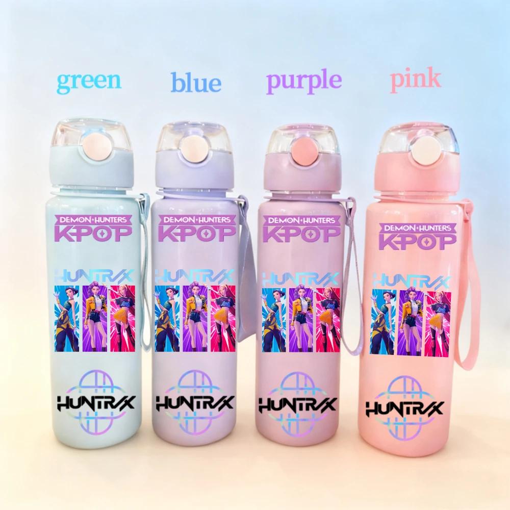 700ML KPOP Devil Hunter Stainless Steel Insulated Mug Anime Cartoon Style Portable Cup Fit designed for Students plus Children