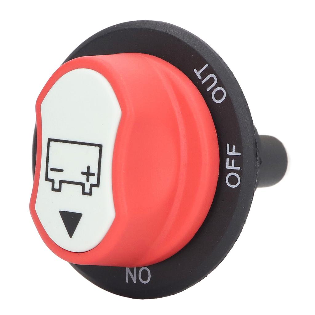 Battery Knob Switch Power Cutoff Isolator Electrical Disconnect Switch ON OFF OUT Adjustment DC50V