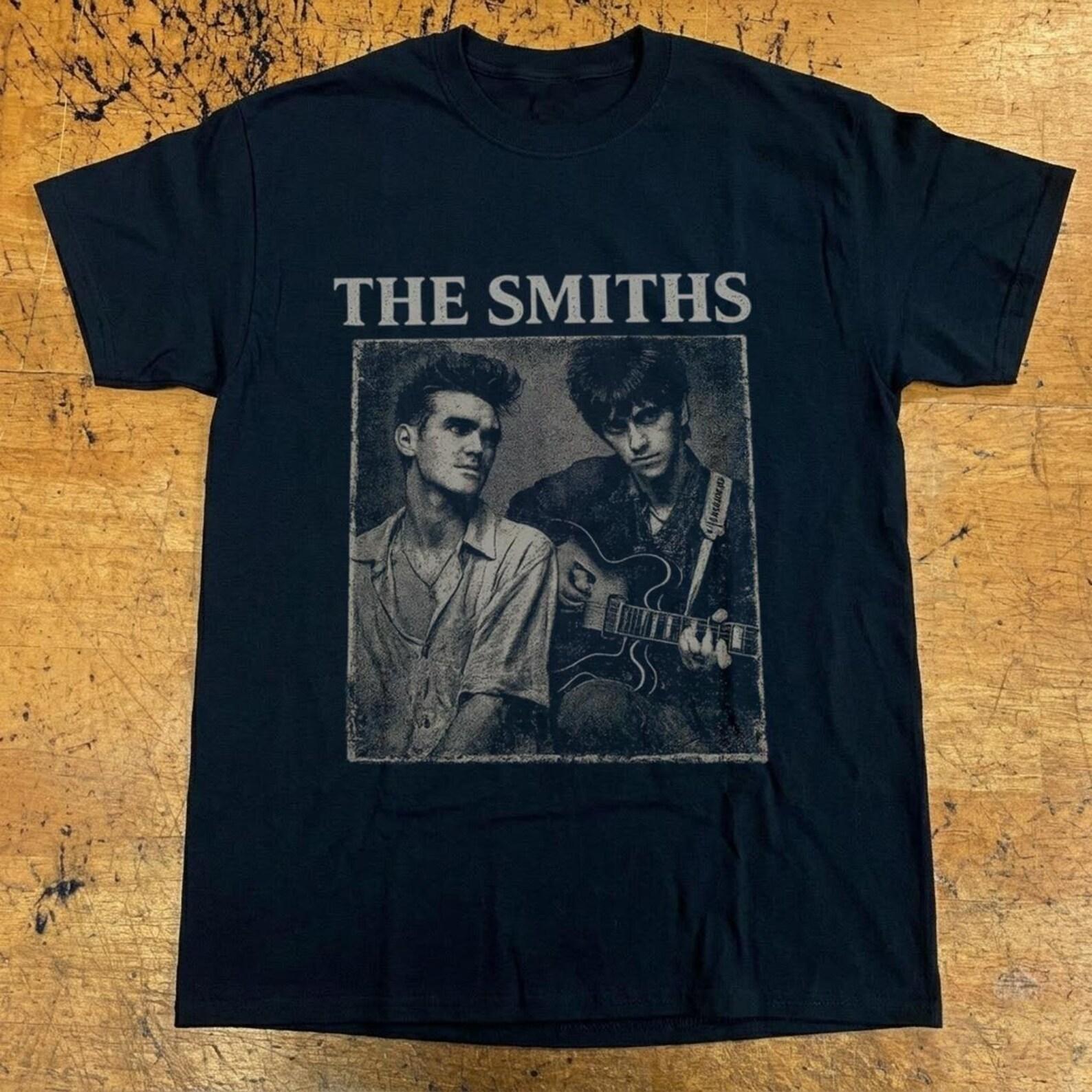 The Smiths Retro Rock Band T shirt, Distressed Graphic Tee, 90s Music Apparel M