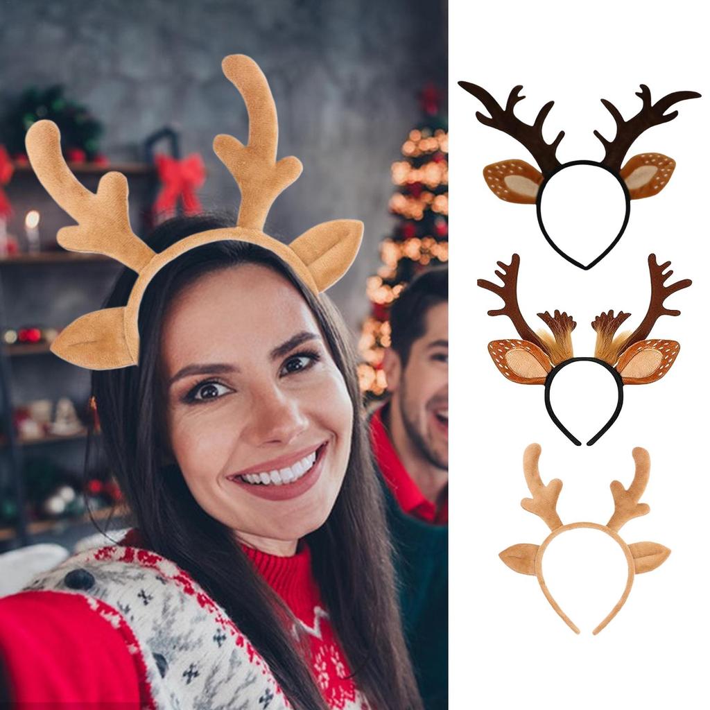 1pcs Cartoon deer antler hair bands Christmas headband hair accessories wash face hair accessories Christmas accessories