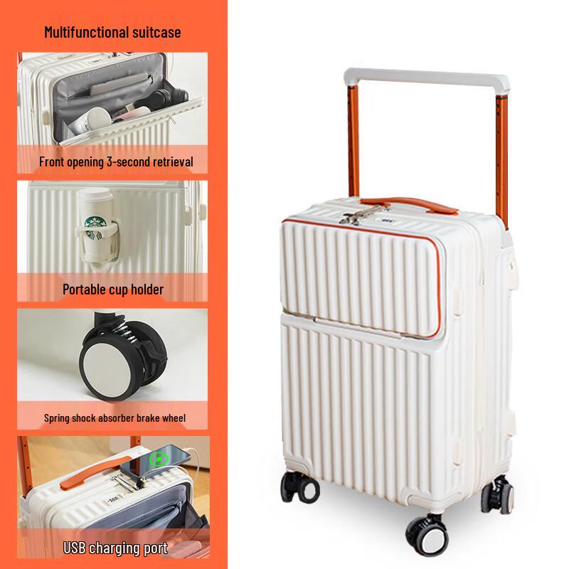 Front Opening Travel Suitcase 24 inches