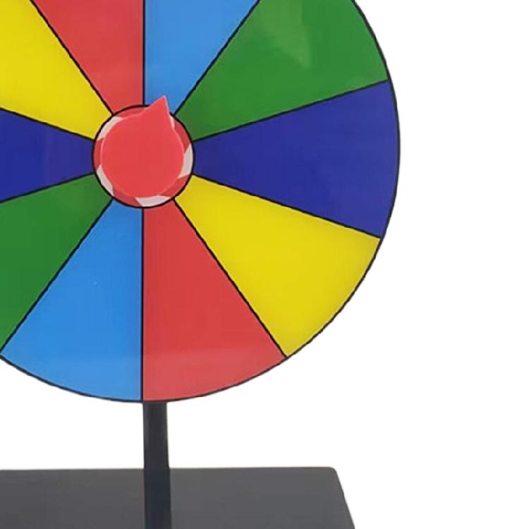 Lucky Draws Roulette Wheel Erasable Reusable Fortune Wheel Tabletop Prize Turntable Easy Assembly Roulette Wheel