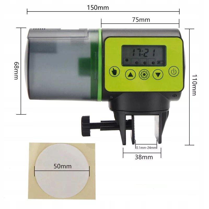 Automatic Aquarium Feeder Dispenser For Aquarium For Fish Xl 200Ml
