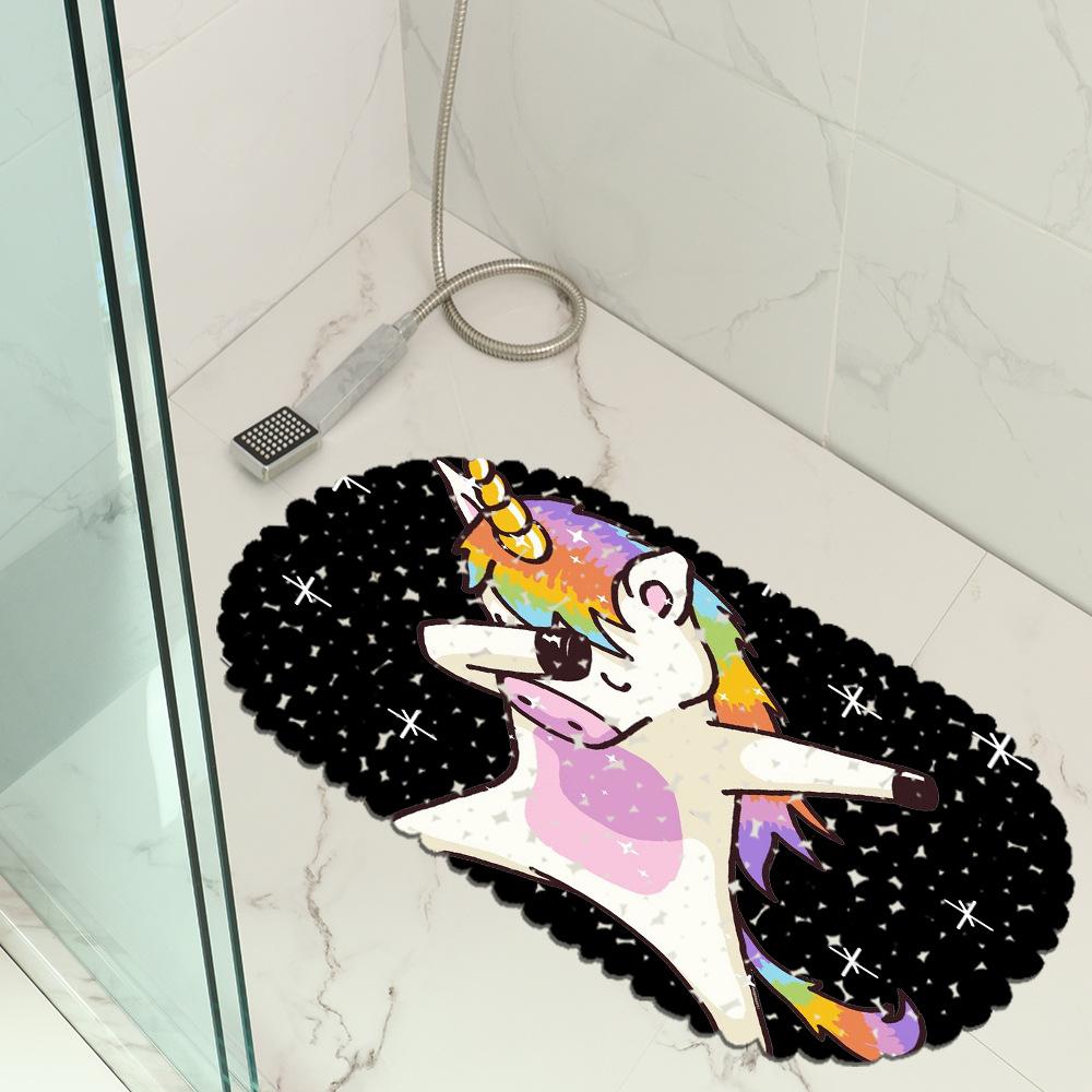Animal Pattern Bathroom Mat Shower Non-Slip Mat Bathroom Floor Mat Waterproof Door Mat Size