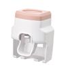 Toothpaste Toothbrush Dispenser Wallmounted Holder Effortless Bathroom Organizer
