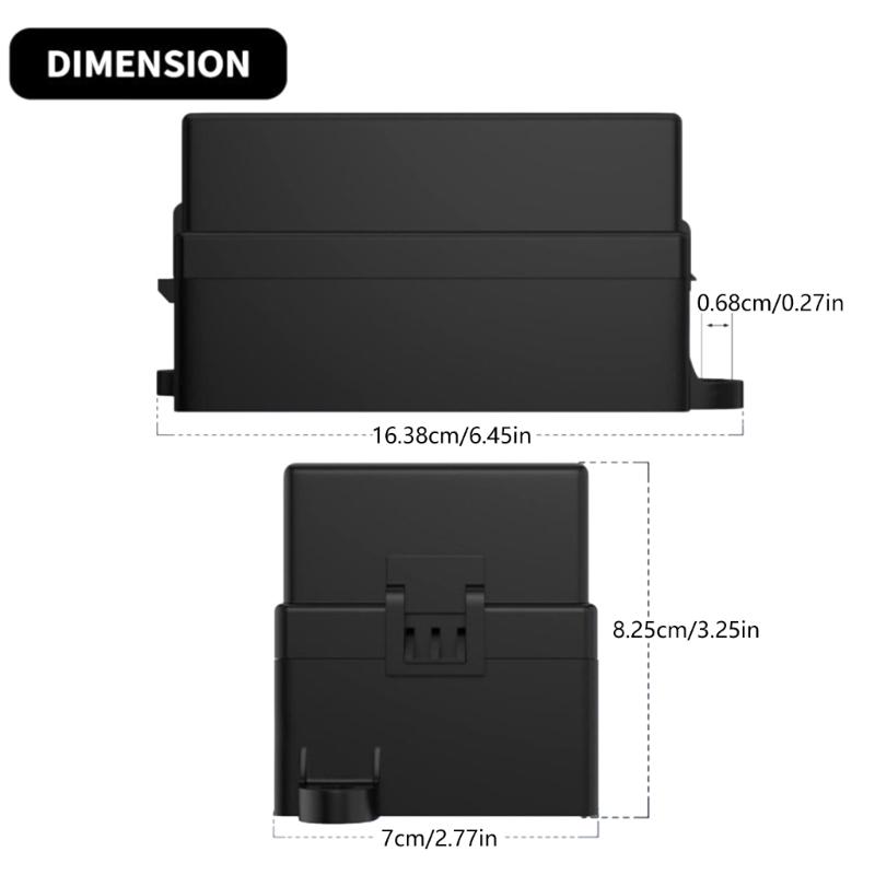 Heavy Duty 12 Position Relays Fuses Box Suitable for Motorcycle Motorhomes & Marine Equipment Efficient Power Management