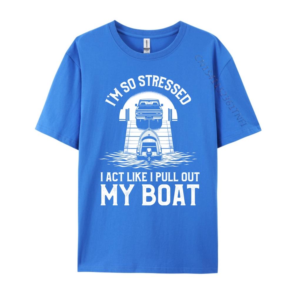 Funny Boat Accessories For Men Captainboating Boat Captain Clothing High Quality Graphic Tee Shirt Casual