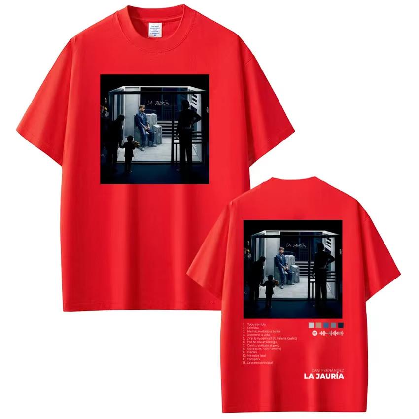 2026 Rapper Dani Fernandez Album Tour Print Tshirt Men Women Vintage Tshirts Summer Shortsleeved Casual Cotton Top Streetwear