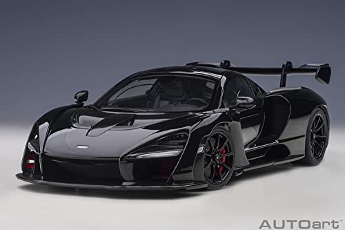 AUTOart 1/18 Scale McLaren Senna Black Finished Model 76076