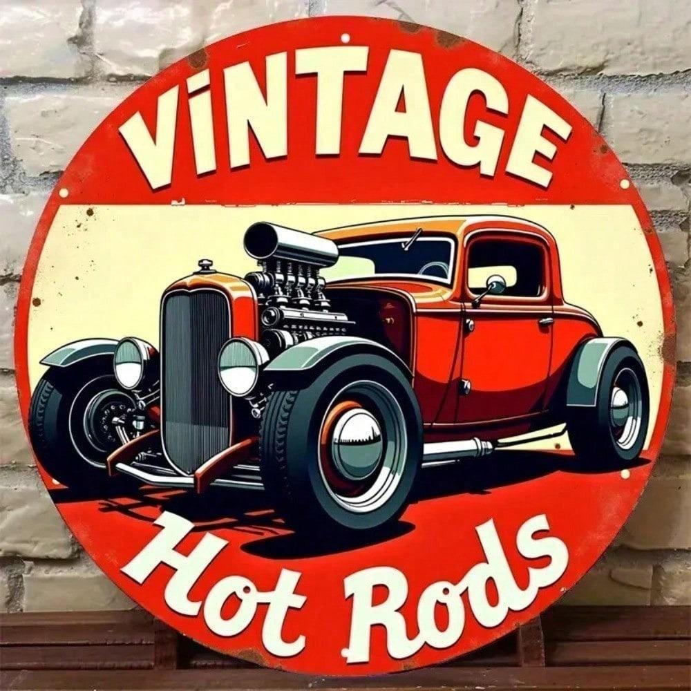 Vintage Metal Tin Sign Retro Garage Decor Man Cave Art Gas Oil Advertising Poster