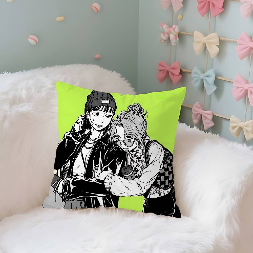 

MMitsuki Koga Case Plush Fabric Soft Pillowcase Double Sided Print Cushion Cover Household Gifts 40x40CM(16x16in)