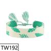 Customizable Handmade Bohemian Tassel Bracelet with Embroidered Logo - European & American Ethnic Friendship Style