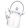 Glass Tea Kettle for Stovetop Induction Heating Transparent Heat-Resistant Tea Brewing Pot Elegant Simple Design Household