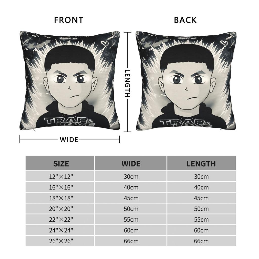 Rapper B-Beny Jr Album Cover Pillow Cover Print Cushion Cover Funny Pillow Case For Living Room Bed Chair